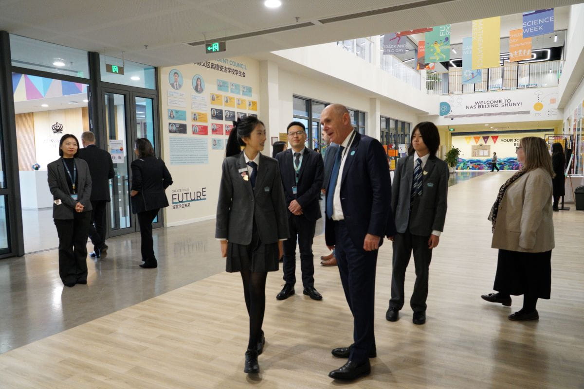 诺德安达教育集团全球CEO再度访校 - CEO VISIT NASBJ